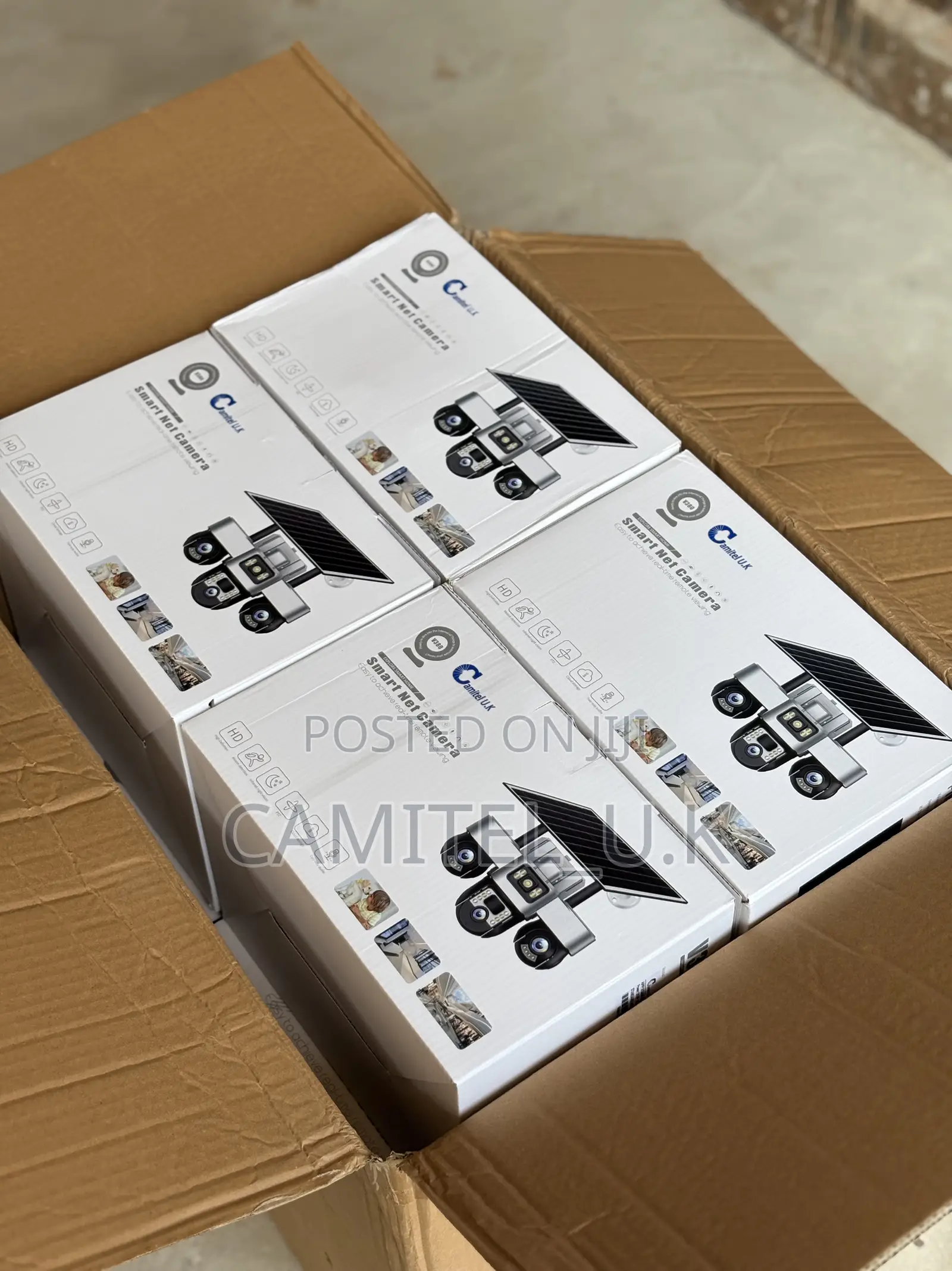 V380 Pro 3-Lens Wireless Smart Solar PTZ Security Camera
