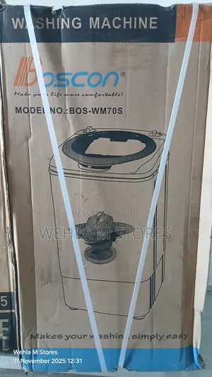 Boscon Single Tub Washing Machine - Bos-Wm 70s