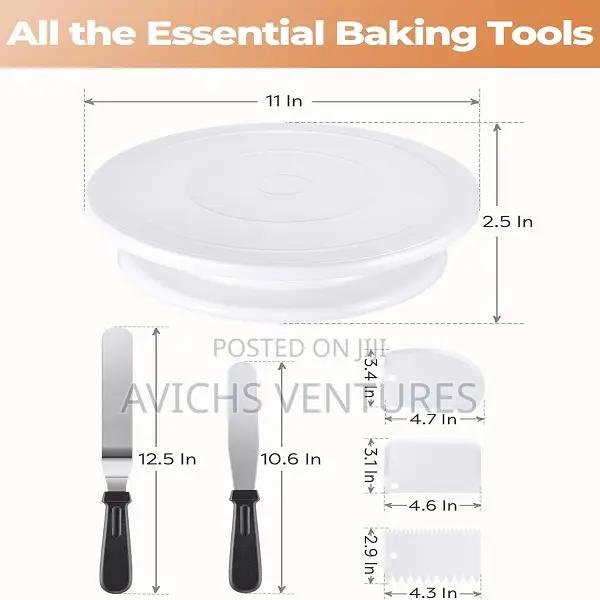 Cake Decorating Kit Baking Supplies Set Cake Turntable