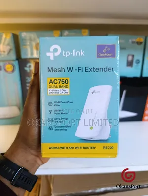 Tp-Link Re200 Ac750 Mesh Wifi Extender 433 MBPS 5ghz / 300 MBPS 2.4ghz