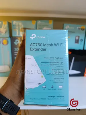 Tp-Link Re200 Ac750 Mesh Wifi Extender 433 MBPS 5ghz / 300 MBPS 2.4ghz