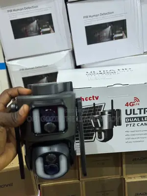 Hitech Cctv Ultra Hd Dual Lens Solar Ptz Cameras. Best Solar Camera