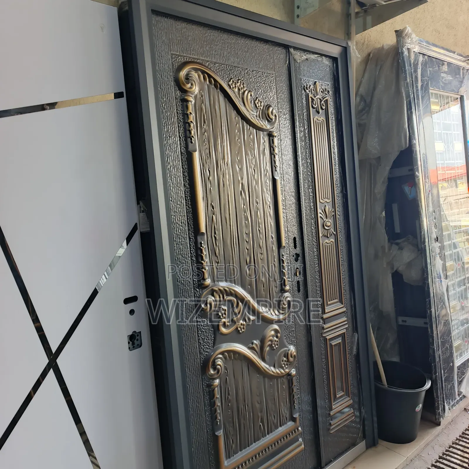 Main Entrance Copper Italian Cast Door Available Italian