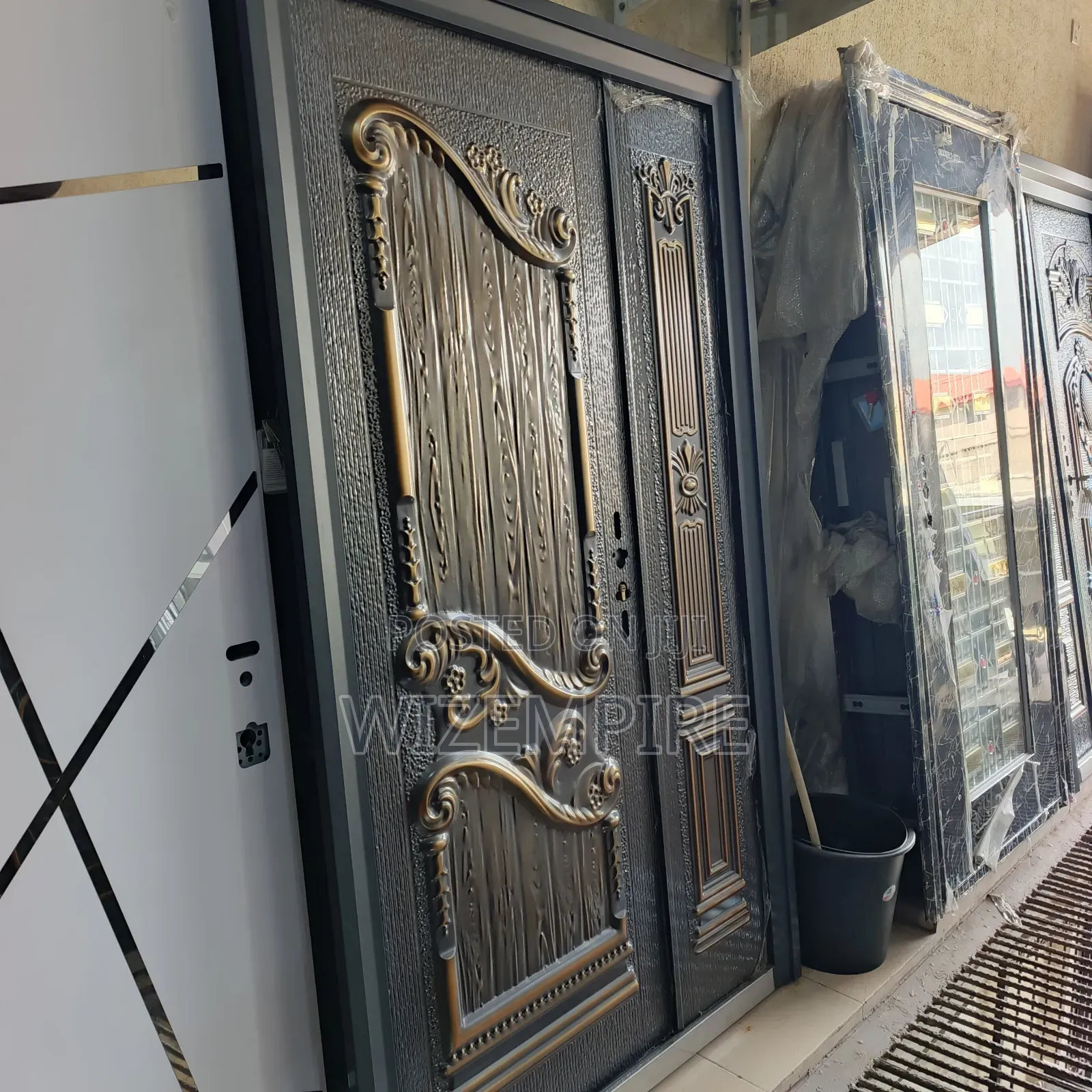 Main Entrance Copper Italian Cast Door Available Italian