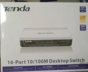 16 Port 10 /100 Fast Ethernet Desk Stop Switch