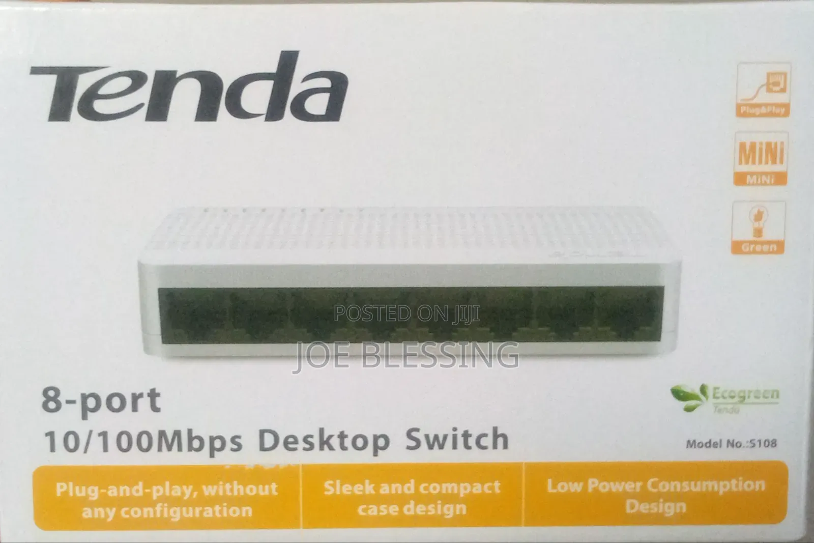 8port 10/100 MBPS Desktop Switch