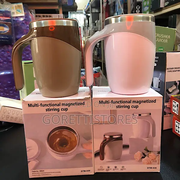 Rechargeable Multifunctional Magnetized Self Stirring Cup