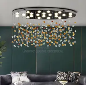 Modern Led Stone Crystal Led Chanderlier