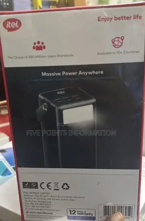 Itel 60000mah 65w Powerbank