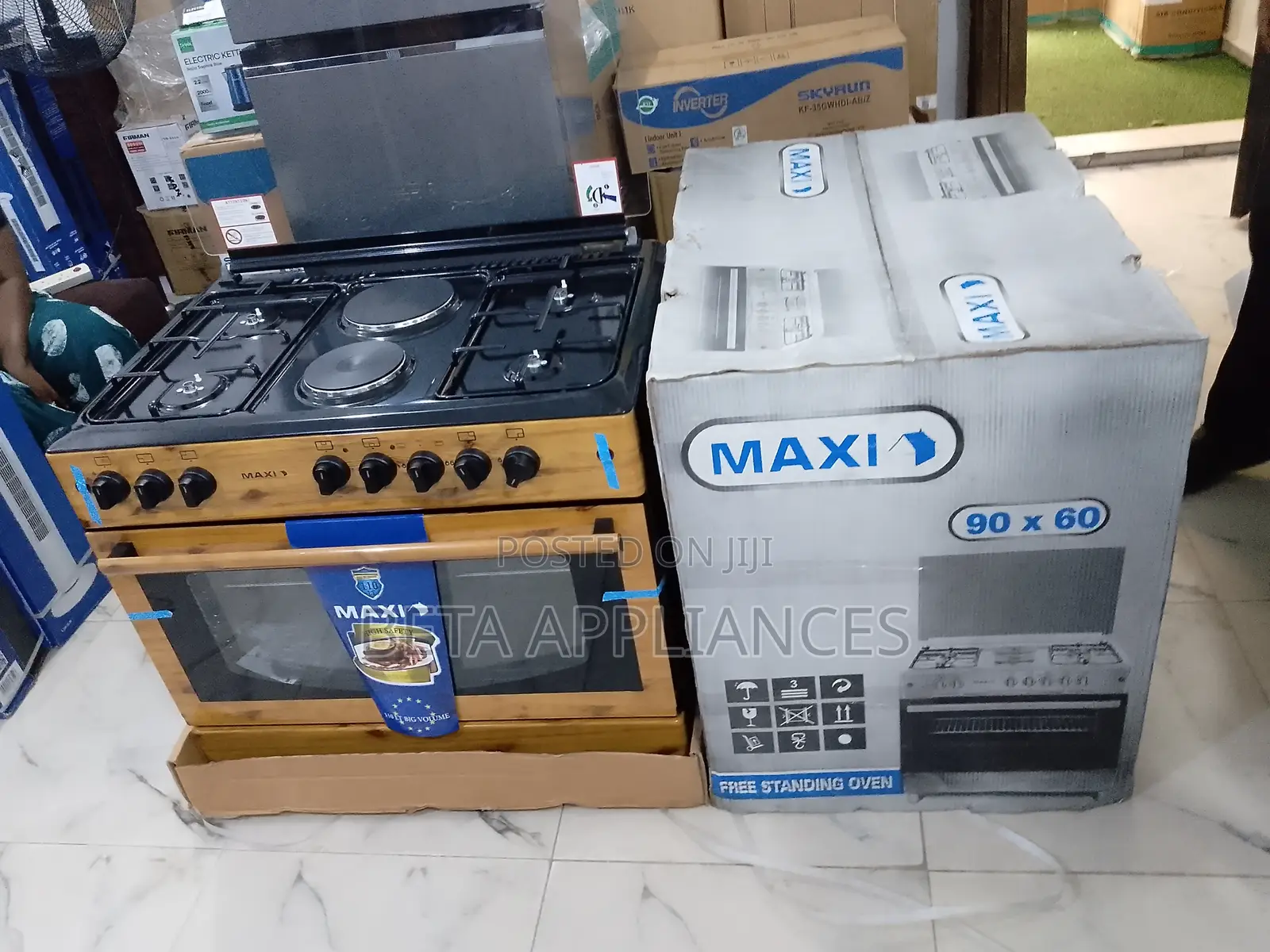 Maxi Gas Cooker 4+2 – Power, Style, and Precision