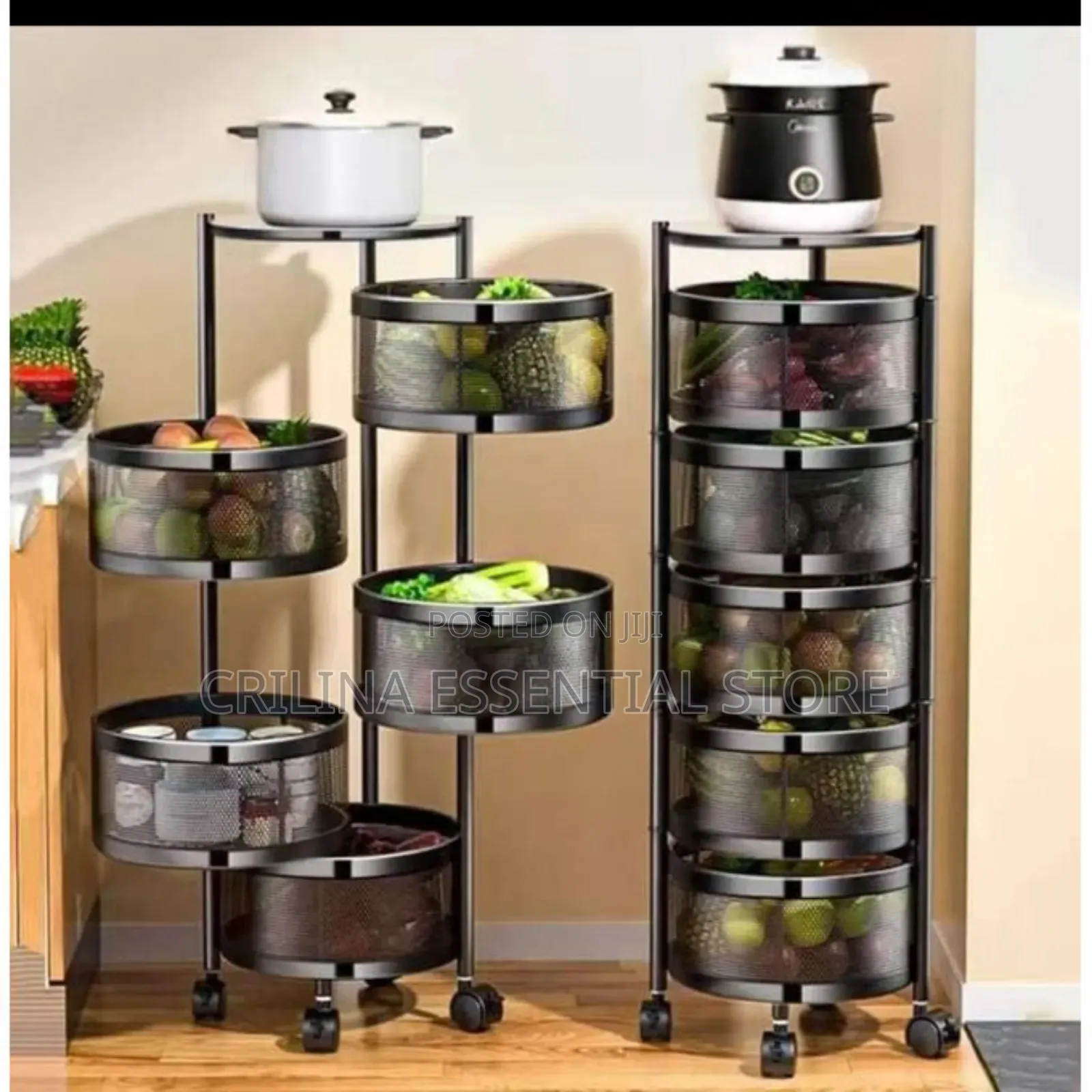 5-Tier Rotating Fruit Basket