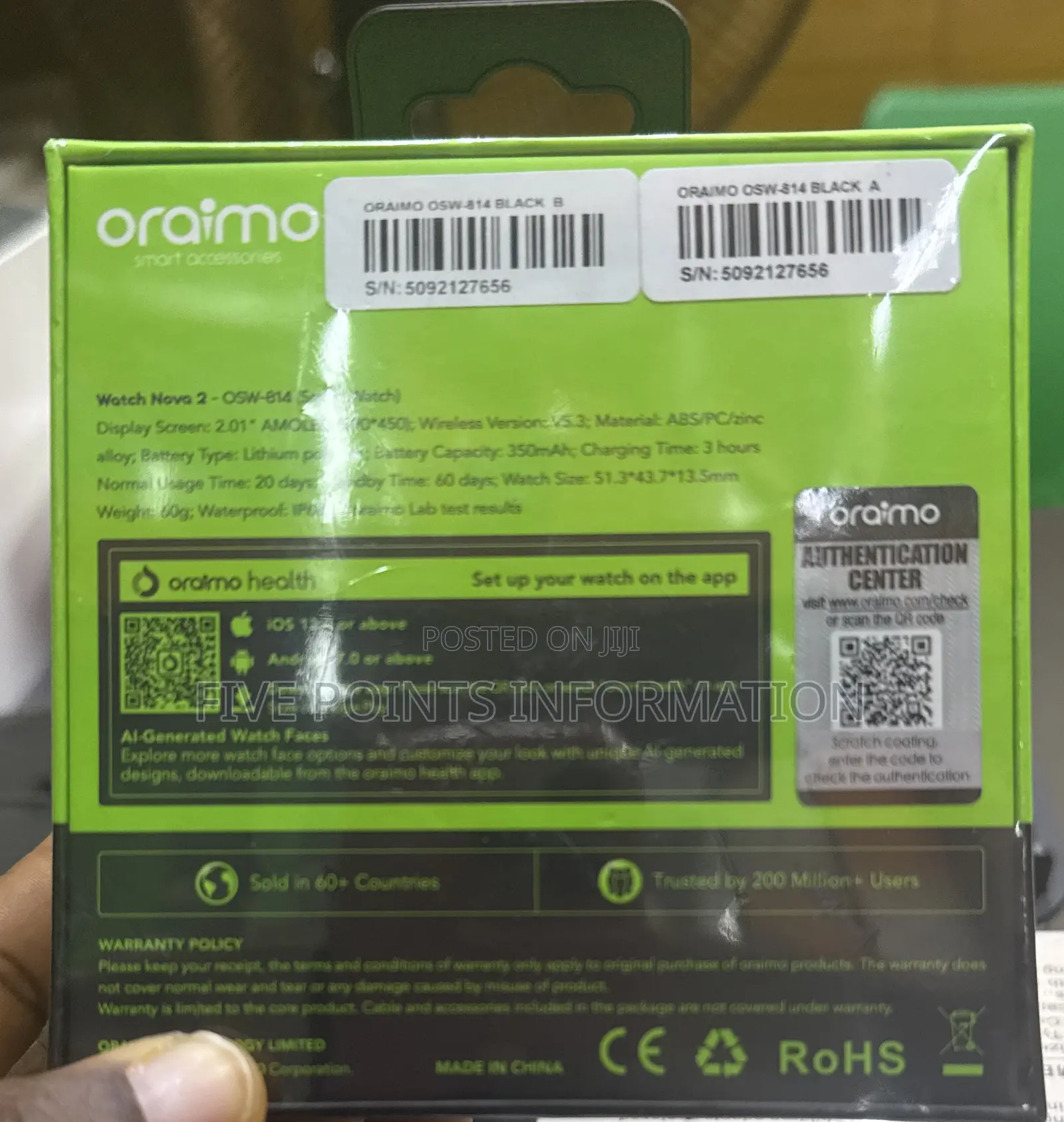Oraimo Watch Nova 2