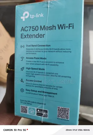 Tp-Link Ac750 Wifi Range Extender Dual Band Wifi