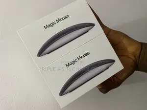 Authentic Apple Magic Mouse 3, Multi-Touch Surface Black Color (Usb-C)