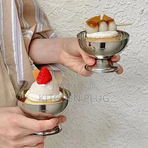 Stainless Steel Dessert Bowls.