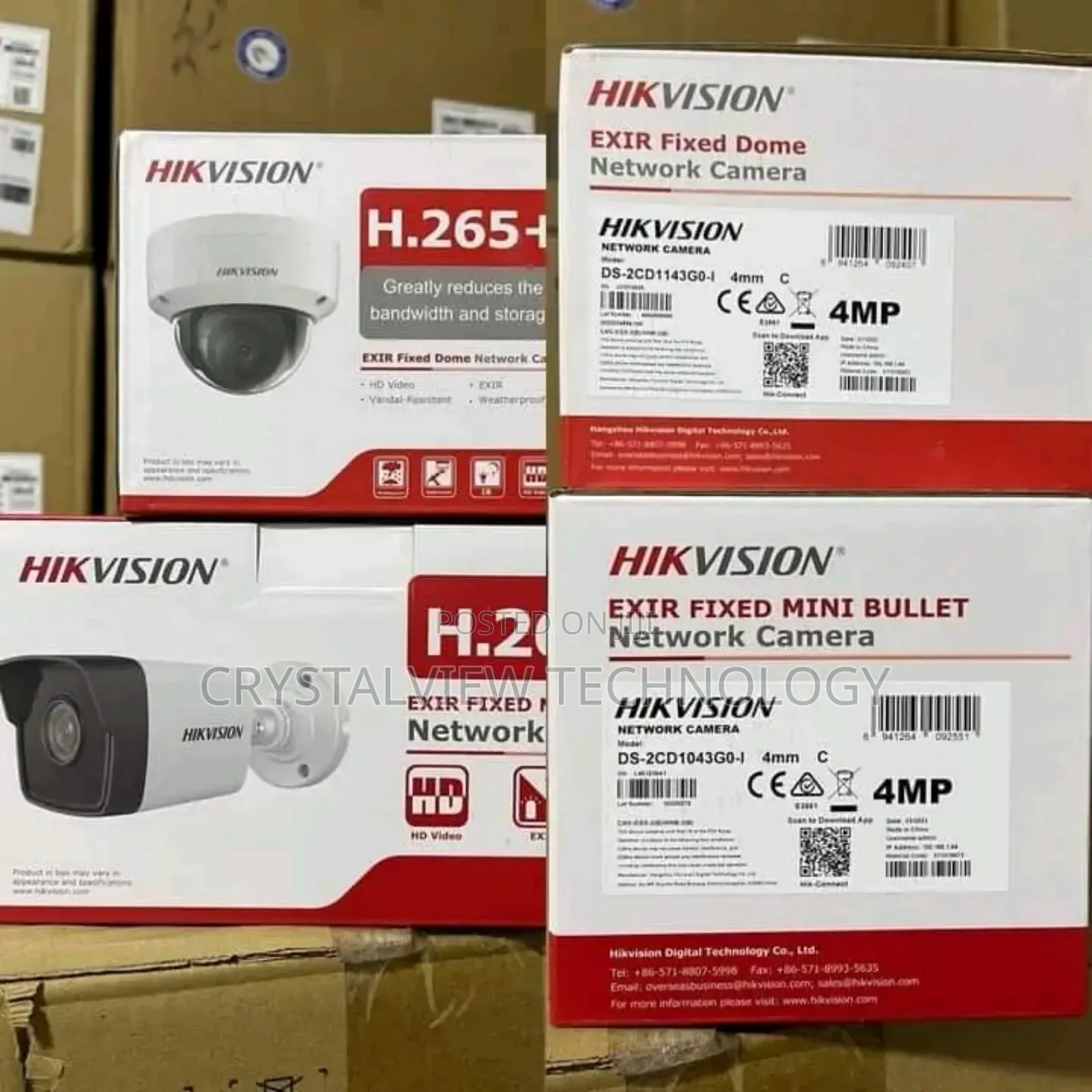 Hikvision 4mp Vandal Proof Dome Ip Camera
