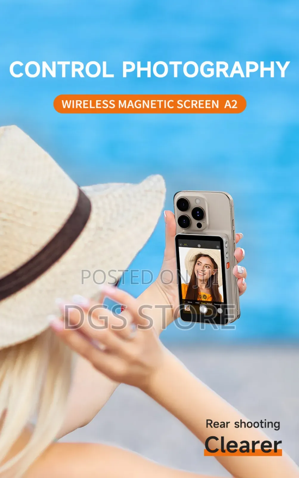 Magnetic Phone Vlog Selfie Screen A2