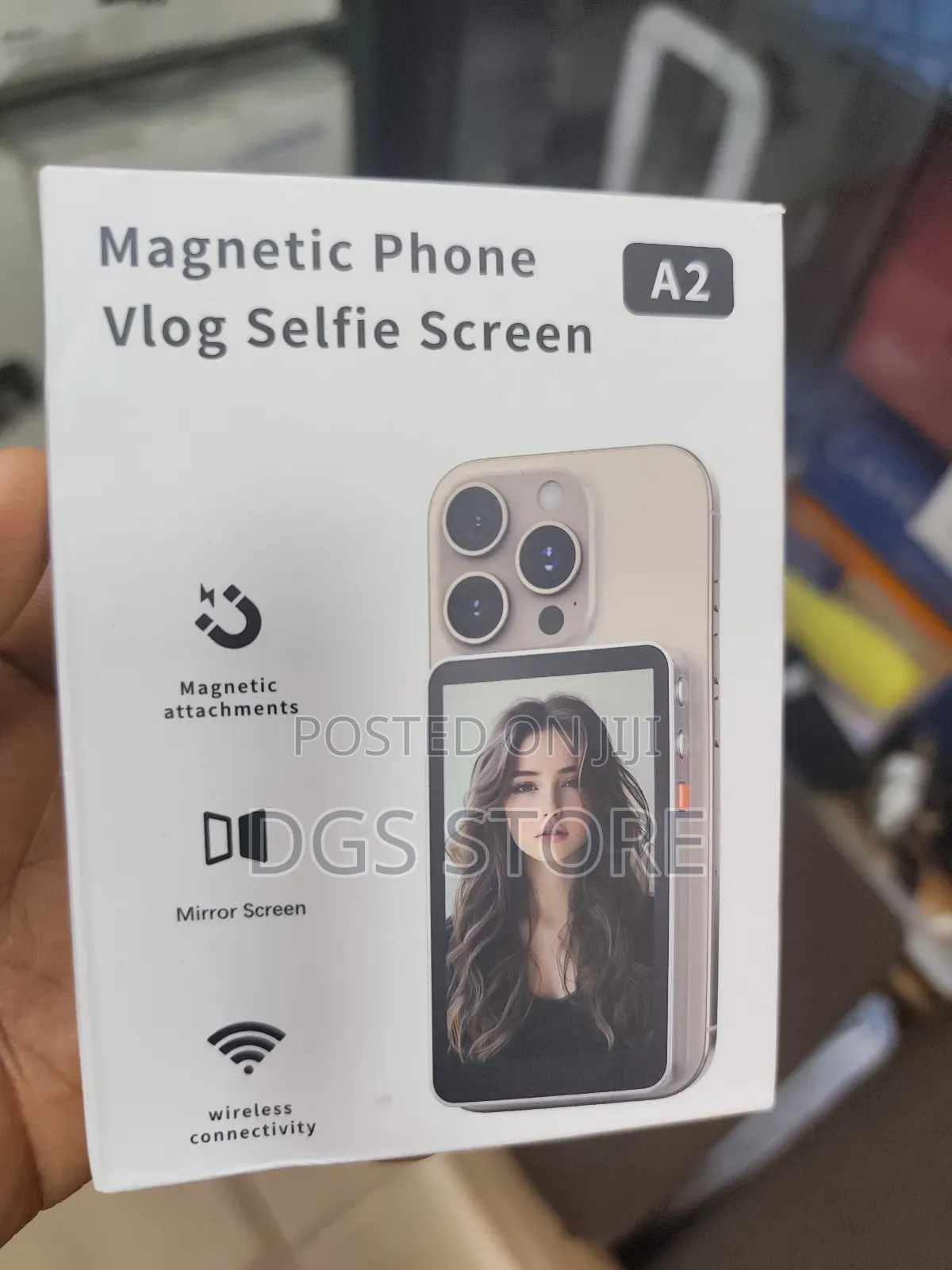 Magnetic Phone Vlog Selfie Screen A2
