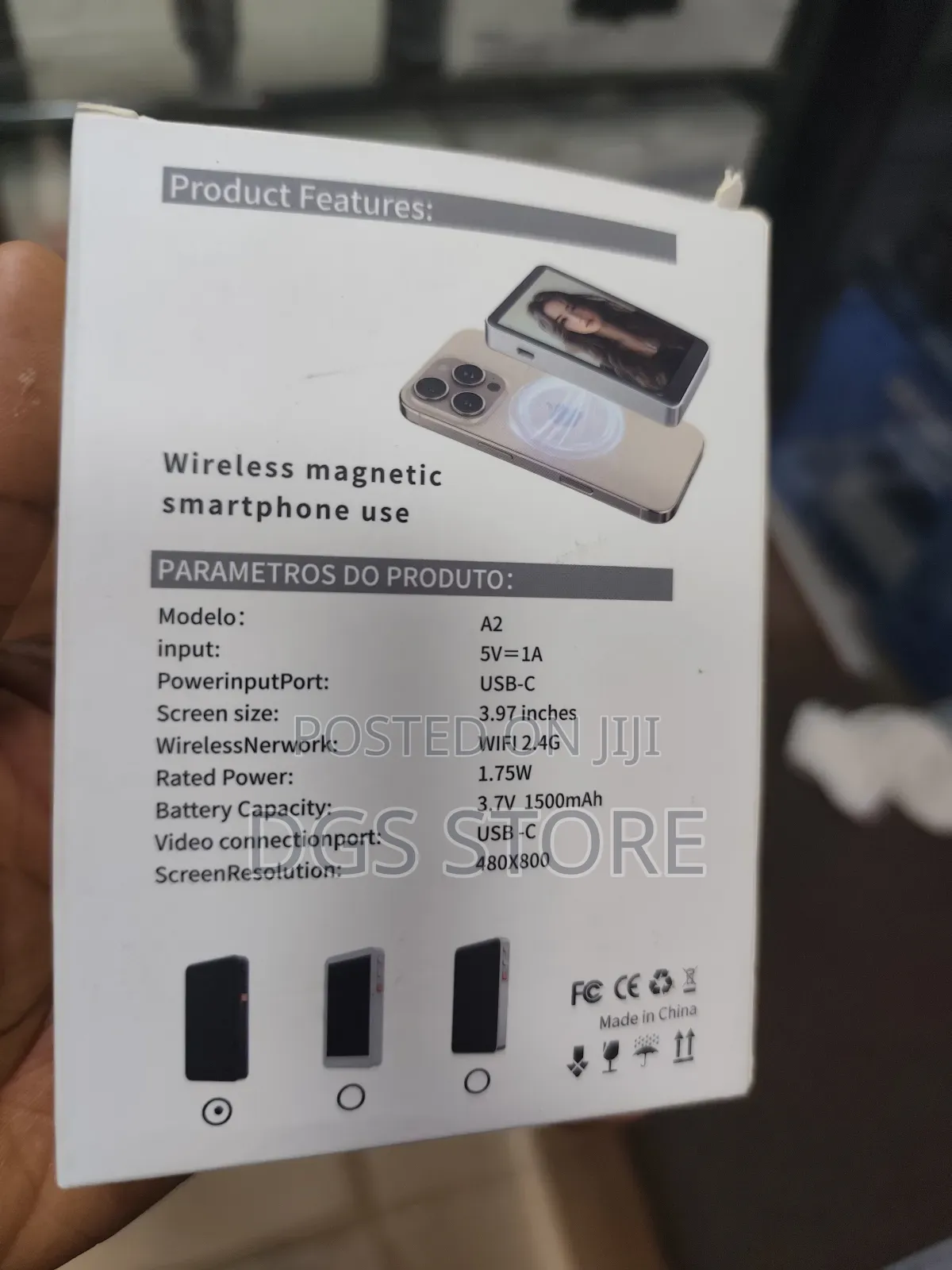 Magnetic Phone Vlog Selfie Screen A2