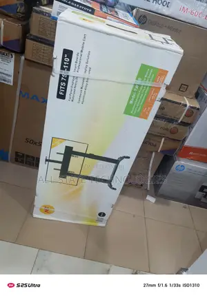 North Bayou Tw100 Tv Cart Lift for 75" to 110" Flat Panels
