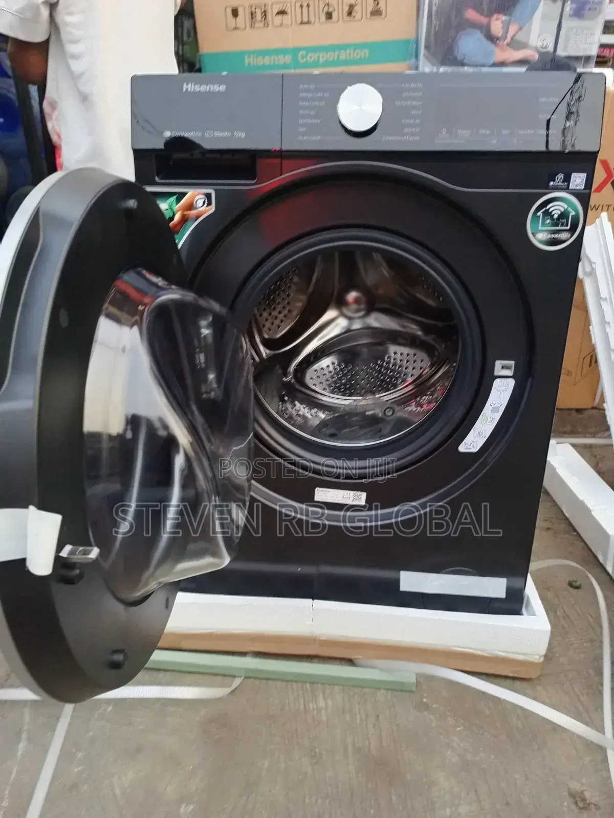 Hisense 12kg Front Load Smart Washing Machine (Model: Wf5s1243bt)
