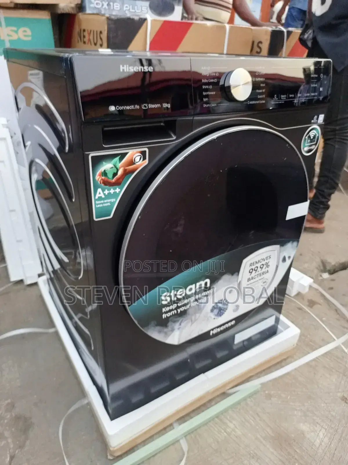 Hisense 12kg Front Load Smart Washing Machine (Model: Wf5s1243bt)