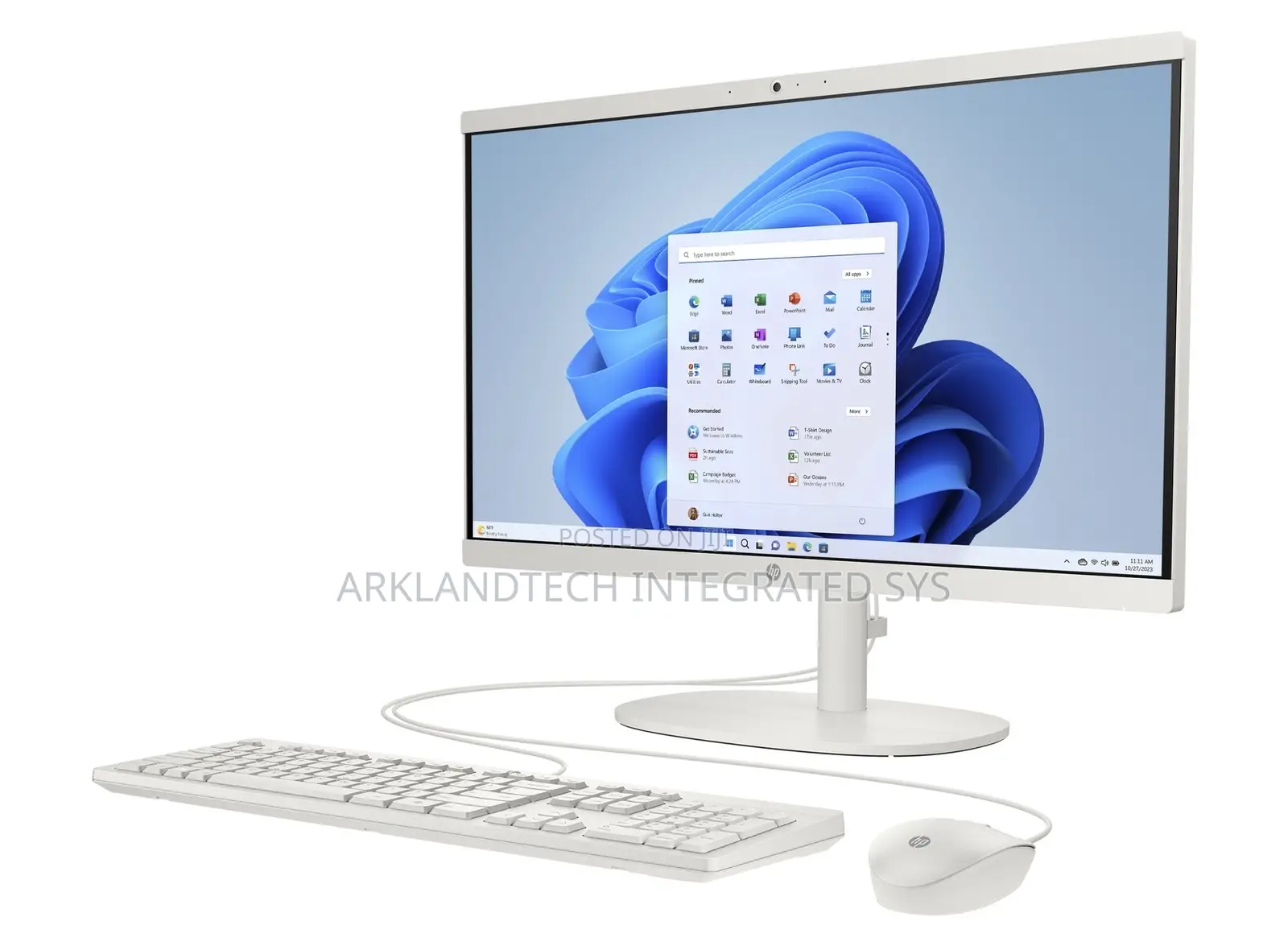 New Desktop Computer HP AiO 22 8GB Intel Pentium SSD 256GB