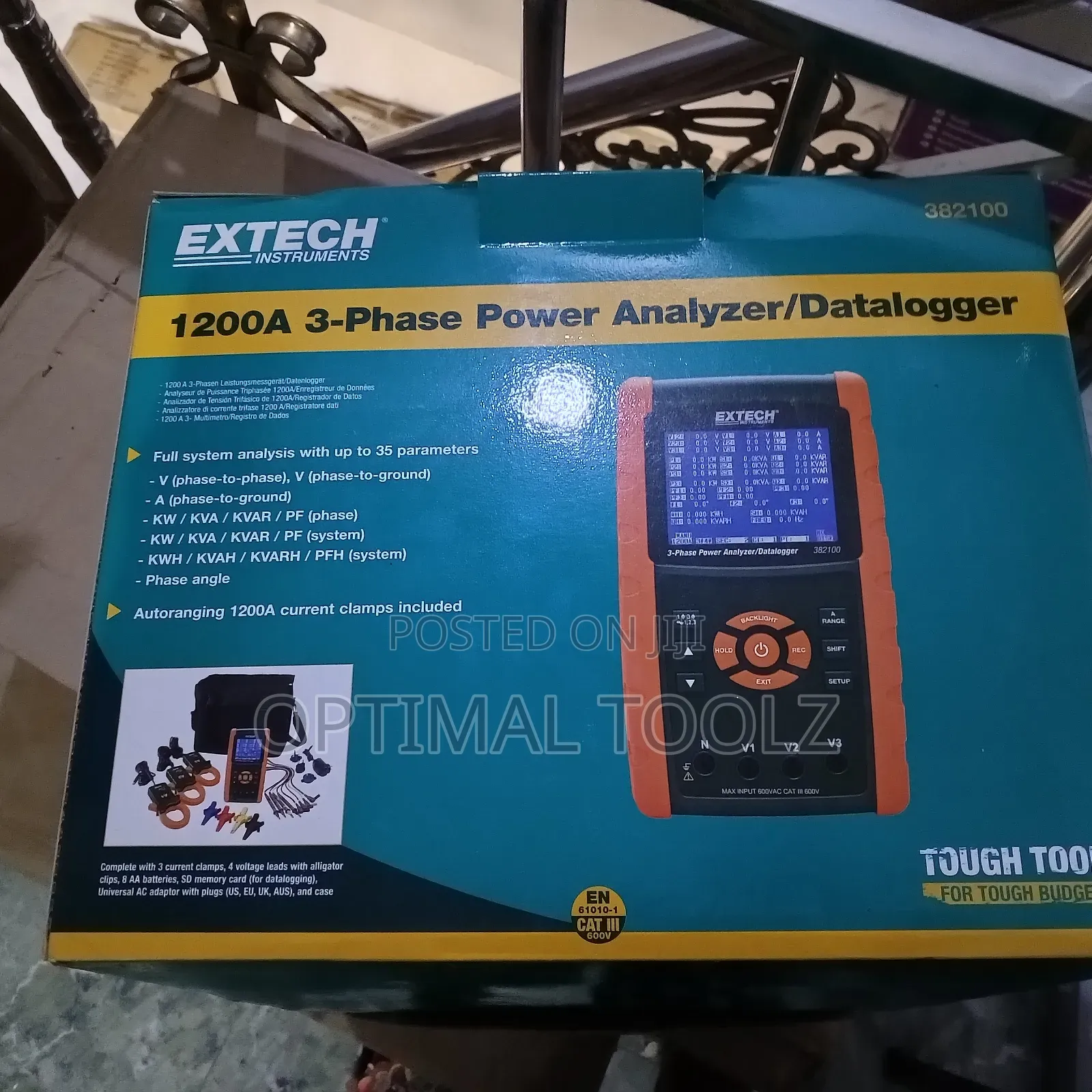 Extech 3 Phase Power Analyzer