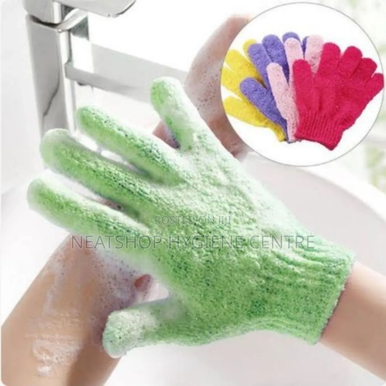 Exfoliating Bathing Gloves 3pair (6pcs)