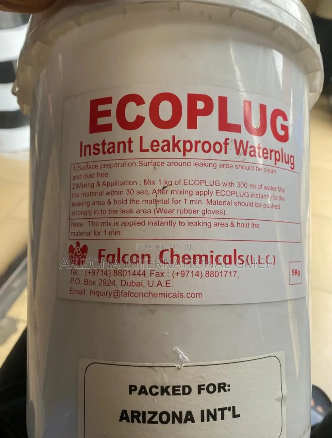 Ecoplug Instant Leakproof Waterplug