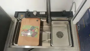 4 Piano Button Silver Sink