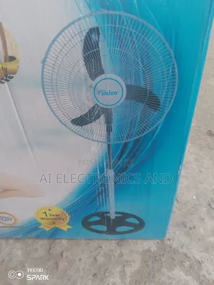 Fadar Standing Fan 18inches White Color
