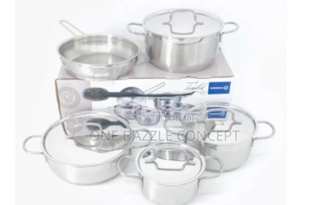 9pcs Korkmaz Stainless Pot