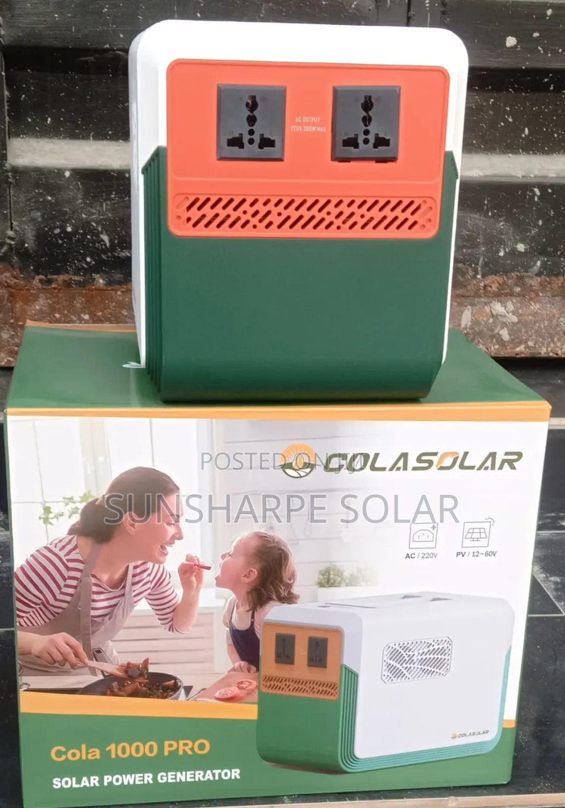 1000w Cola Solar Generator Pro