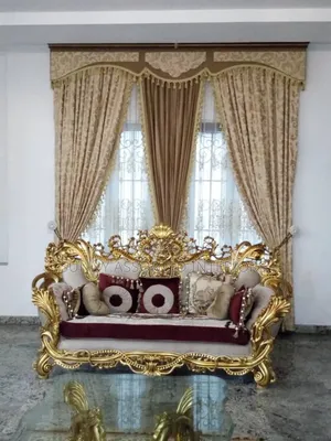 Turkish Curtains With Combination Design