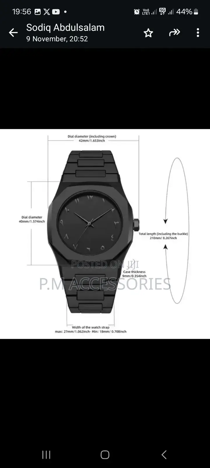 Valenzo Plastic Watch