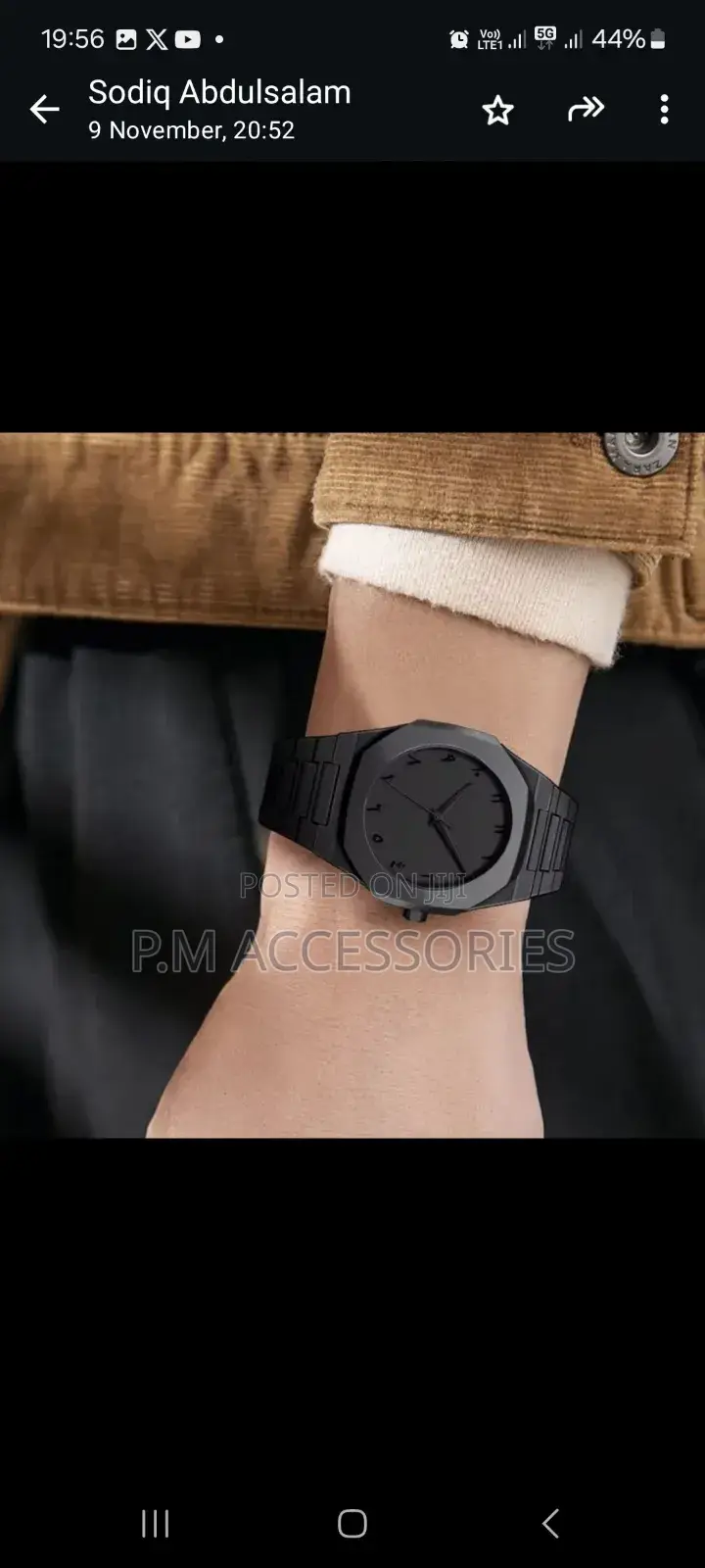 Valenzo Plastic Watch