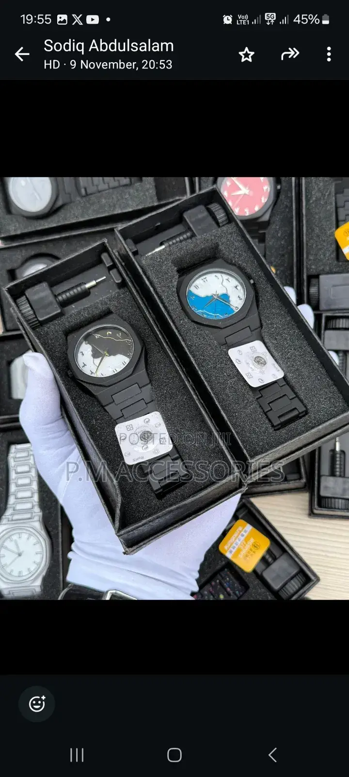 Valenzo Plastic Watch