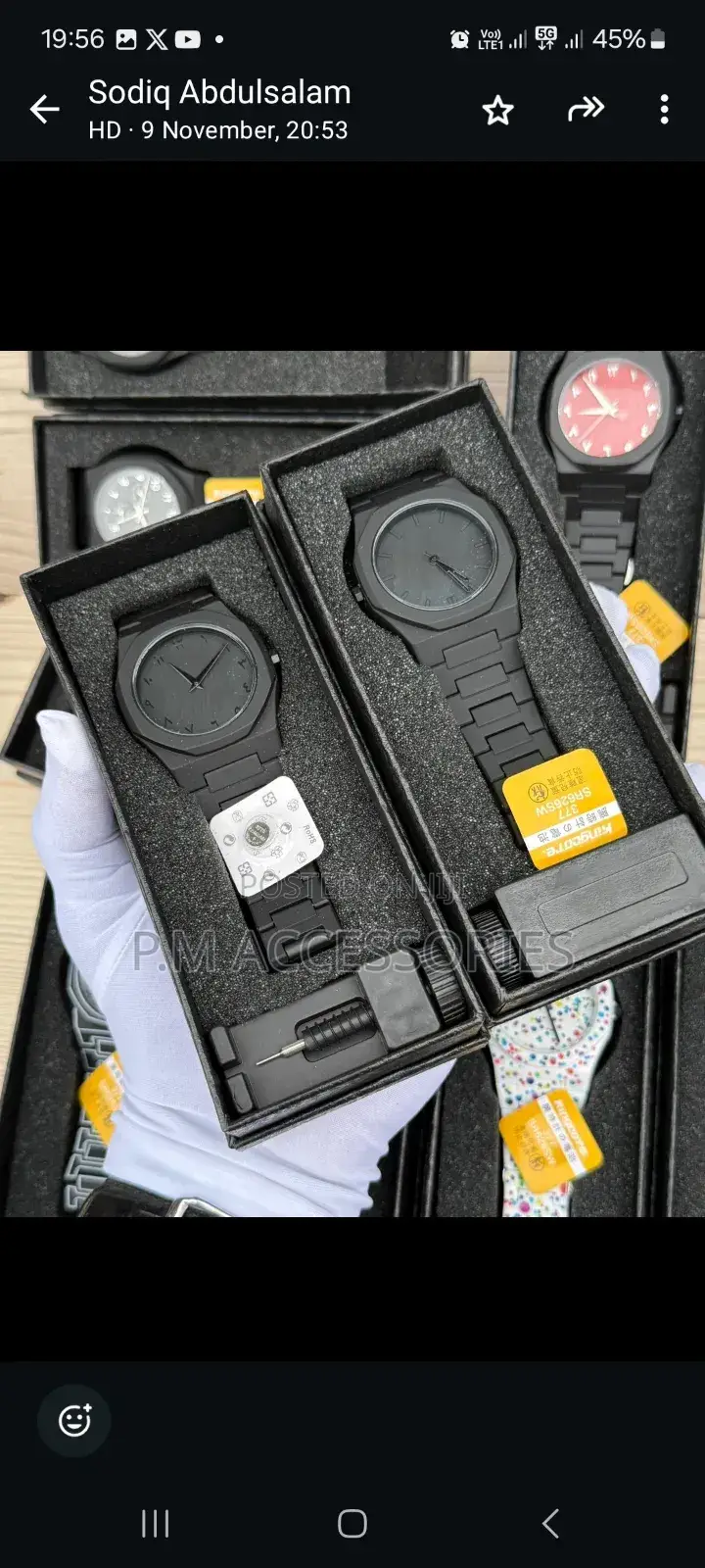Valenzo Plastic Watch