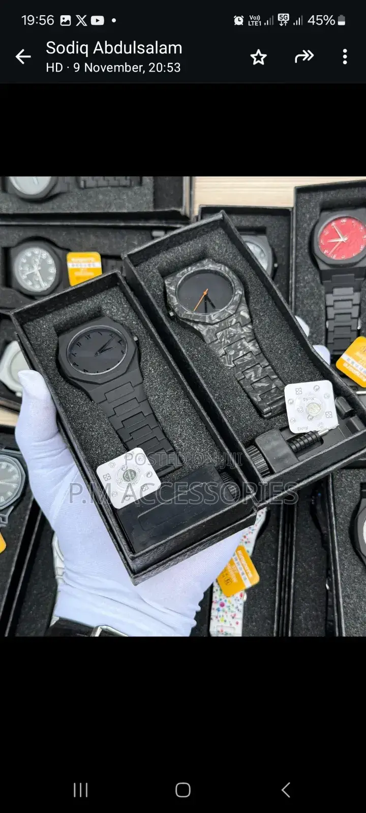 Valenzo Plastic Watch
