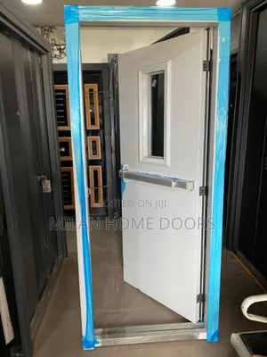 2.1m by 900m Emergency Fire Exit Security Door With Glass