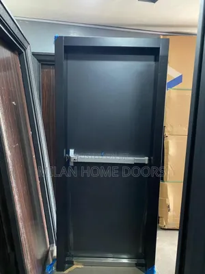 Dark Gray China Fire Exit Emergency Door