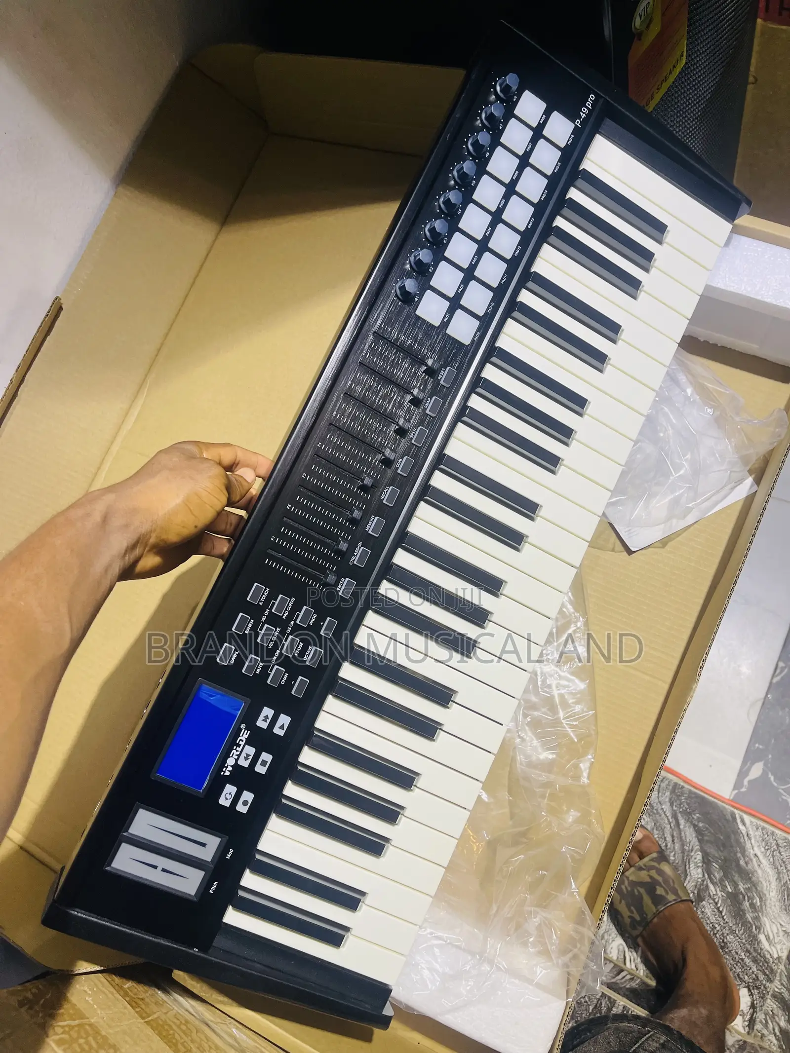 49 Keys Worlde Professional Studio Midi Keyboard