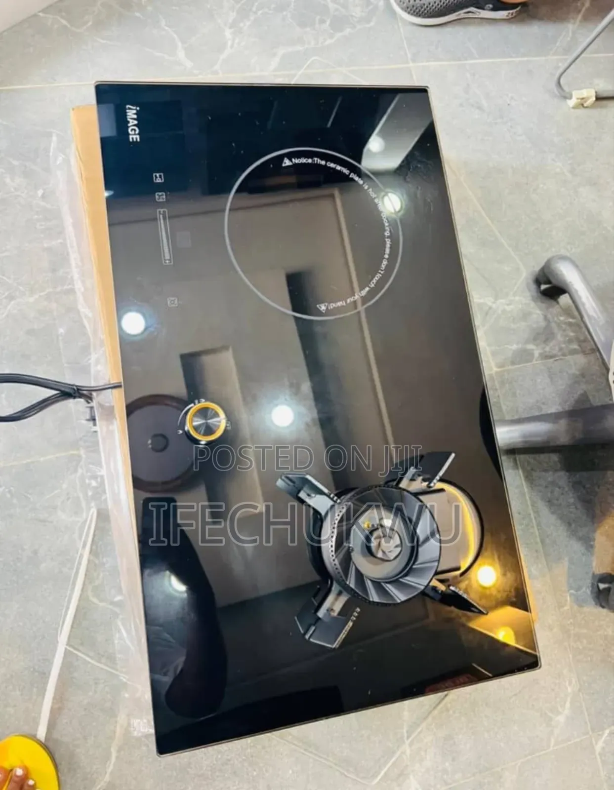 Original Quality Image Built-in Flips Up 1 Burner 1 Electric Cooker