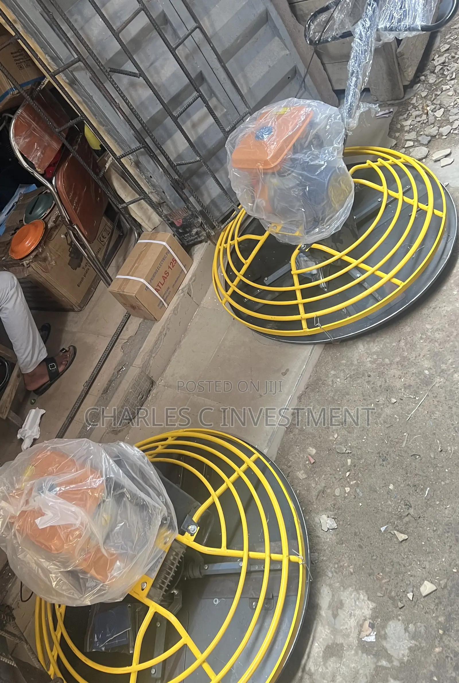 Gasoline Power Trowel / Power Float – Concrete Finishing Machine