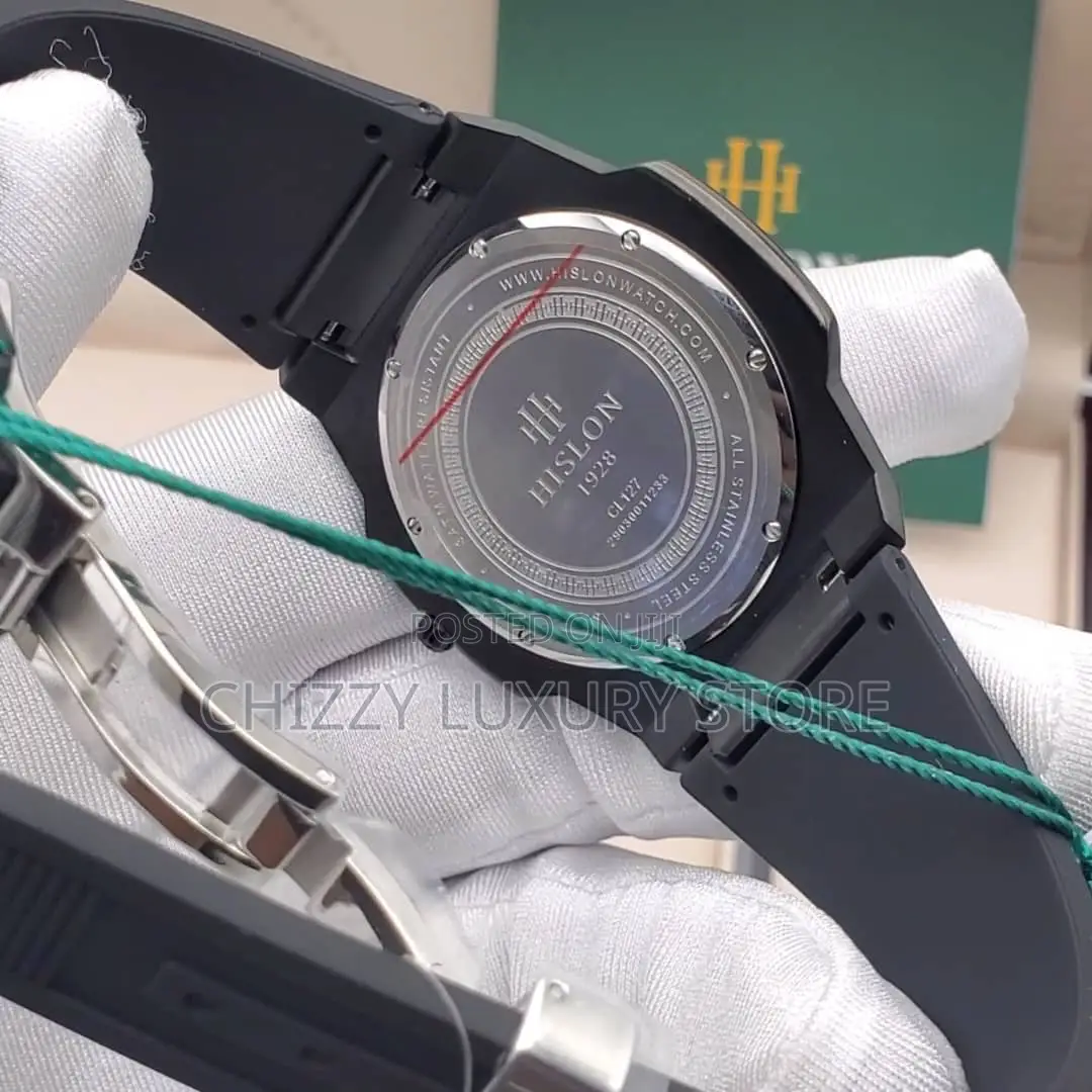 Hilson Quality Luxury Men Automatic Engine Wristwatch