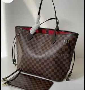 Original Louis Vuitton Checkered Pattern Ladies Handbag