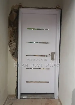 White 880/3ft Israeli Security Door