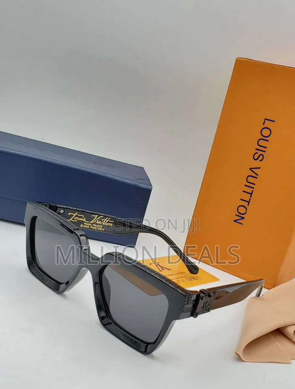 Luxury Unique Square Lv Sunglasses