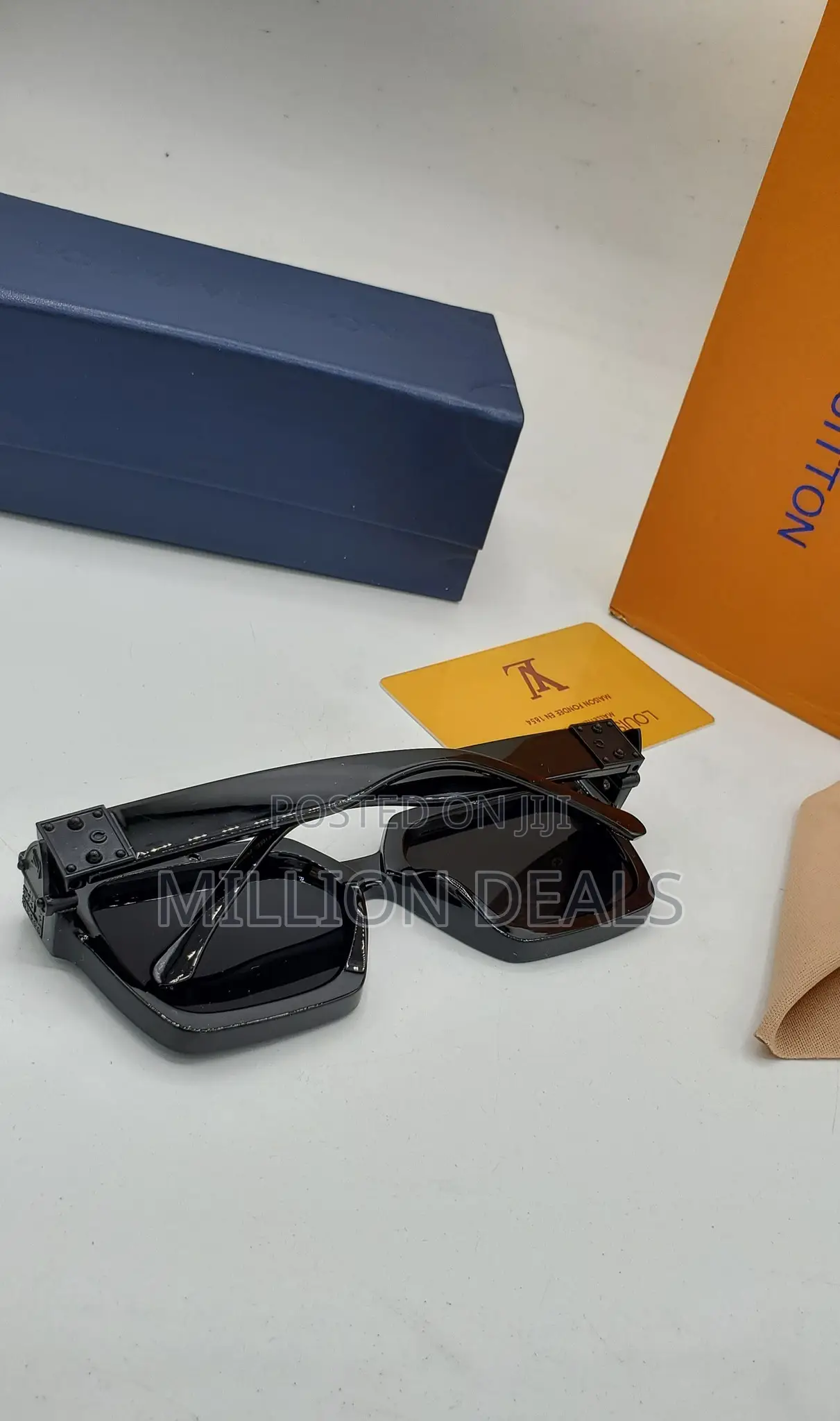 Luxury Unique Square Lv Sunglasses